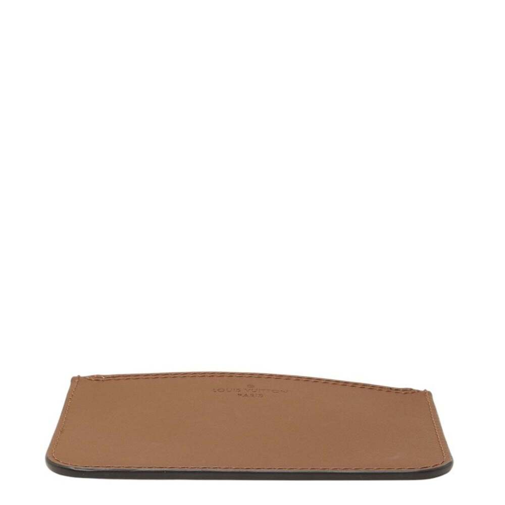 LOUIS VUITTON Brown Leather Pouch - Picture 3 of 7